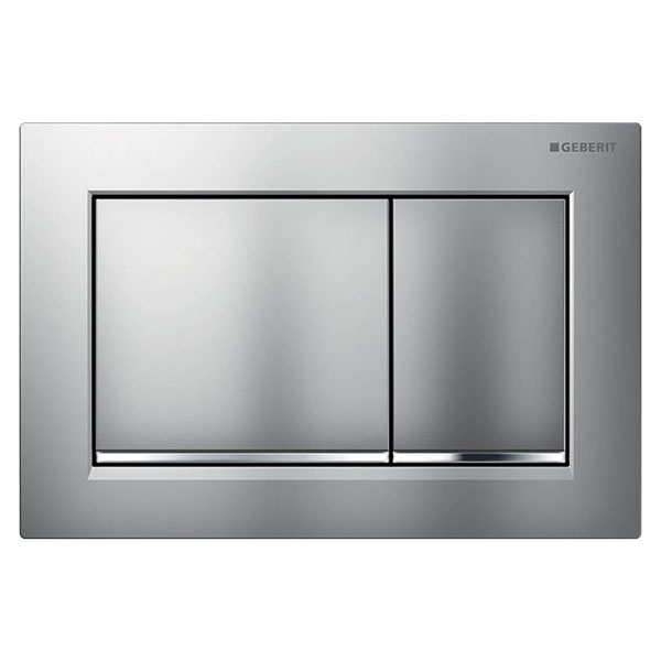 Клавиша для инсталляции GEBERIT Omega30 хром матовый/хром глянцевый/хром матовый 115.080.KN.1 Клавиша для инсталляции GEBERIT Omega30 хром матовый/хром глянцевый/хром матовый 115.080.KN.1