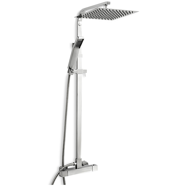 Душевая система с термостатическим смесителем REA Milan Chrom REA-P0222 Душевая система с термостатическим смесителем REA Milan Chrom REA-P0222