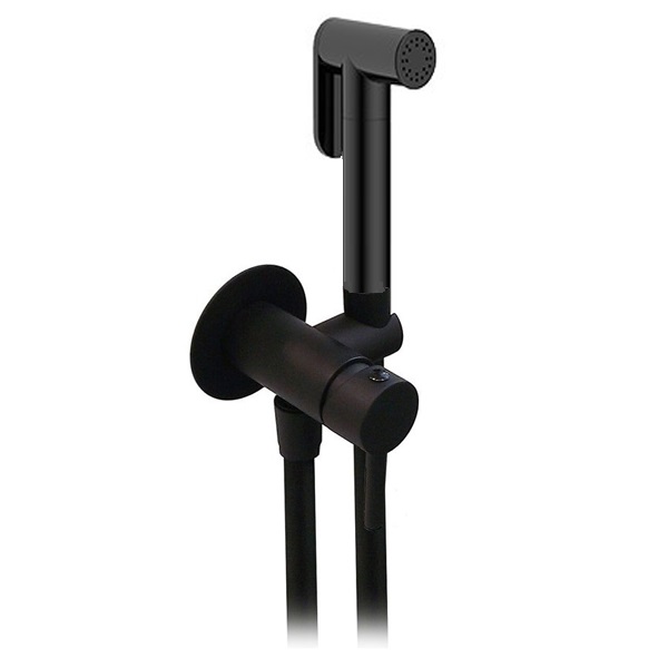 Гигиенический душ встраиваемый со смесителем FIORE черный матовый 30NN8590 Гигиенический душ встраиваемый со смесителем FIORE черный матовый 30NN8590