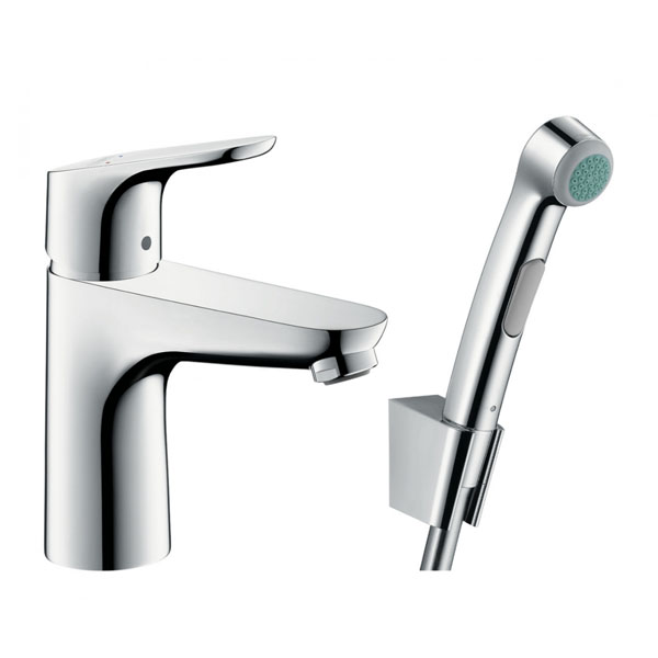 Смеситель для раковины с гигиеническим душем HANSGROHE Focus хром глянцевый 31927000 Смеситель для раковины с гигиеническим душем HANSGROHE Focus хром глянцевый 31927000