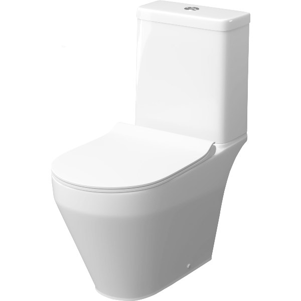 Унитаз-компакт безободковый KERAMIN Бари R SoftClose Slim 670х375х815 мм Унитаз-компакт безободковый KERAMIN Бари R SoftClose Slim 670х375х815 мм