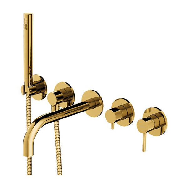 Смеситель для ванны скрытого монтажа OMNIRES Y золото Y1237/1GL Смеситель для ванны скрытого монтажа OMNIRES Y золото Y1237/1GL