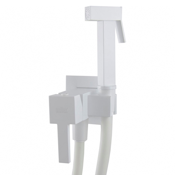 Гигиенический душ встраиваемый со смесителем WEBERT Pegaso белый матовый PE870303740 Гигиенический душ встраиваемый со смесителем WEBERT Pegaso белый матовый PE870303740