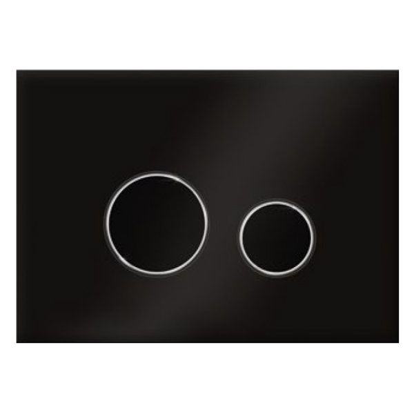 Клавиша для инсталляции KK-POL Vitrum Grande V1 Orbis стекло черный/хром/черный Клавиша для инсталляции KK-POL Vitrum Grande V1 Orbis стекло черный/хром/черный
