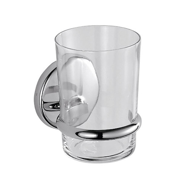 Стакан настеный INDA Colorella хром A23100CR03 Стакан настеный INDA Colorella хром A23100CR03