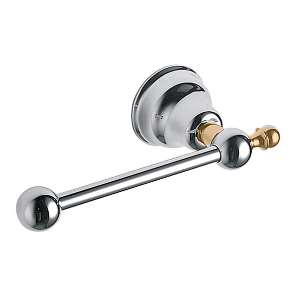 Держатель туалетной бумаги INDA Raffaella хром-золото A32250CD Держатель туалетной бумаги INDA Raffaella хром-золото A32250CD