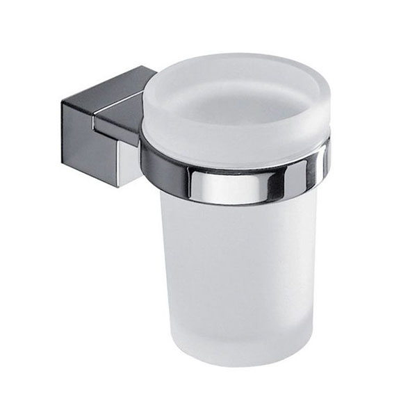 Стакан настенный INDA Logic хром A33100CR21 Стакан настенный INDA Logic хром A33100CR21