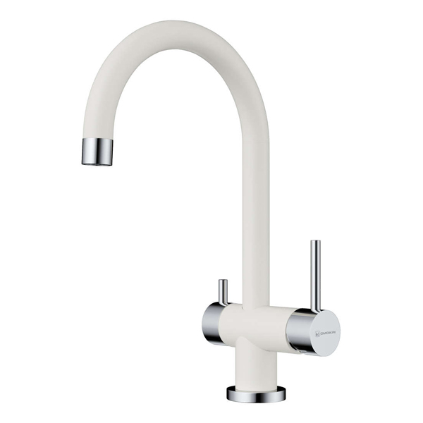Смеситель для кухни OMOIKIRI Yamada-WH белый 4994227 Смеситель для кухни OMOIKIRI Yamada-WH белый 4994227
