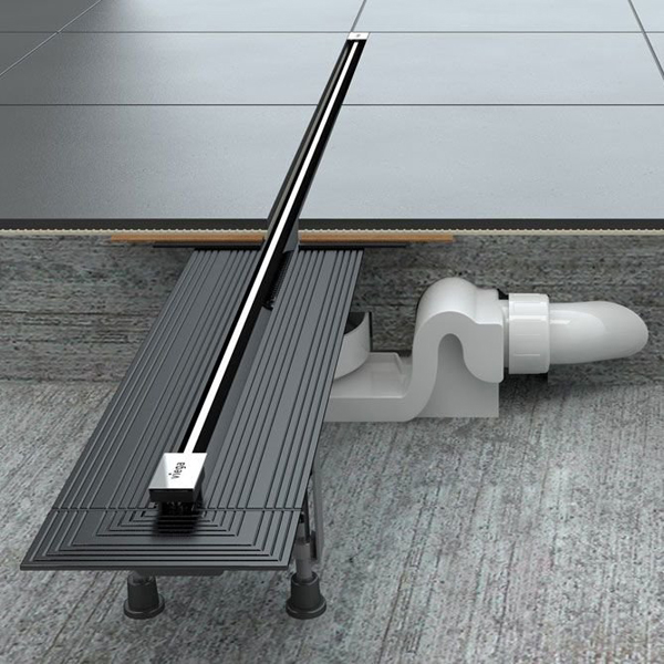 Дренажный канал VIEGA Advantix Vario 300 - 1200 мм с решеткой SR2 хром глянцевый 704360 Дренажный канал VIEGA Advantix Vario 300 - 1200 мм с решеткой SR2 хром глянцевый 704360