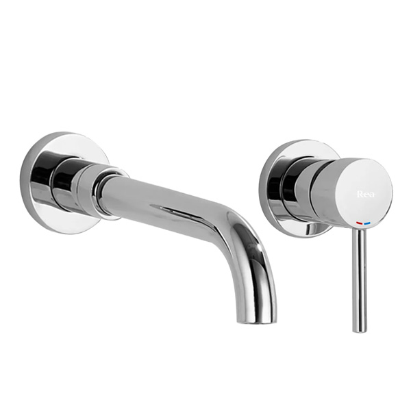 Смеситель для раковины встраиваемый REA Lungo long 185 мм хром глянцевый REA-B0369 Смеситель для раковины встраиваемый REA Lungo long 185 мм хром глянцевый REA-B0369