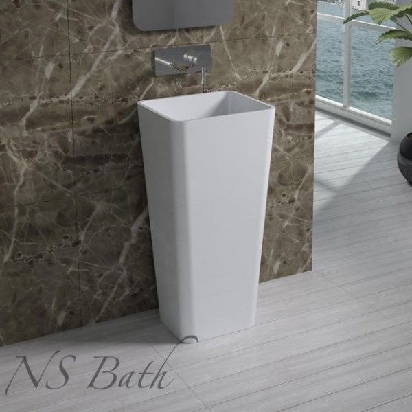 Раковина из искусственного камня напольная NS BATH 400x350x820 мм NSF-40350 Раковина из искусственного камня напольная NS BATH 400x350x820 мм NSF-40350