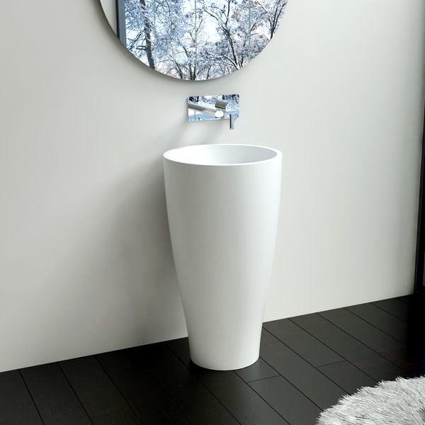 Раковина из искусственного камня напольная NS BATH 450x450x830 мм NSF-45000 Раковина из искусственного камня напольная NS BATH 450x450x830 мм NSF-45000