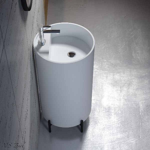 Раковина из искусственного камня напольная NS BATH 460x460x900 мм NSF-46462 Раковина из искусственного камня напольная NS BATH 460x460x900 мм NSF-46462