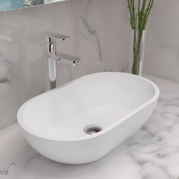 Раковина из искусственного камня на столешницу NS BATH 560x330x150 мм NST-56330 Раковина из искусственного камня на столешницу NS BATH 560x330x150 мм NST-56330