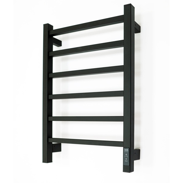 Полотенцесушитель электрический GROIS Alex GR-101 400х600 П6 U Black mat Полотенцесушитель электрический GROIS Alex GR-101 400х600 П6 U Black mat