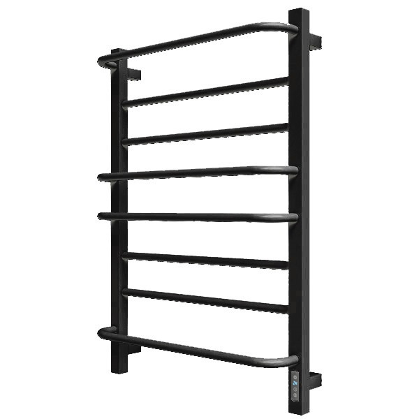 Полотенцесушитель электрический GROIS Louis GR-115 500х800 П8 U Black mat Полотенцесушитель электрический GROIS Louis GR-115 500х800 П8 U Black mat