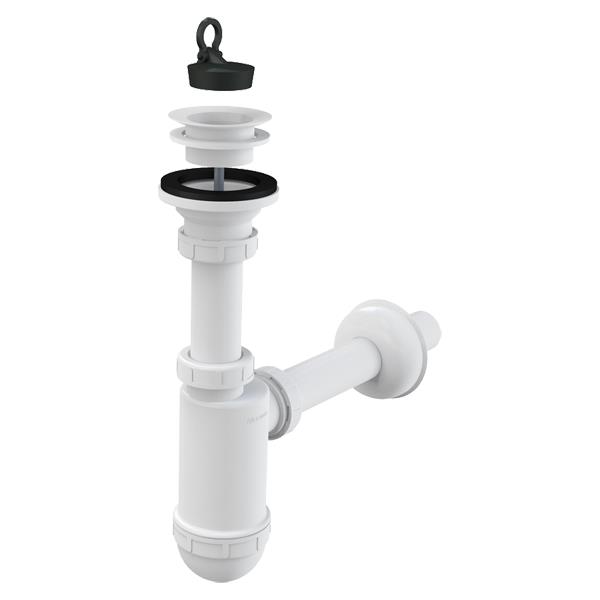 Сифон для раковины ALCAPLAST с решеткой из пластмассы A421 Сифон для раковины ALCAPLAST с решеткой из пластмассы A421
