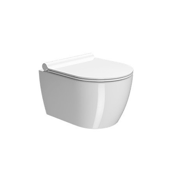 Унитаз подвесной безободковый GSI Pura SoftClose Swirlflush 460х350х340 мм Унитаз подвесной безободковый GSI Pura SoftClose Swirlflush 460х350х340 мм