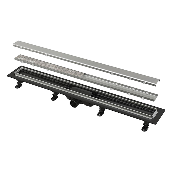 Дренажный канал ALCAPLAST Simple 650x60 D40мм APZ20-650 Дренажный канал ALCAPLAST Simple 650x60 D40мм APZ20-650