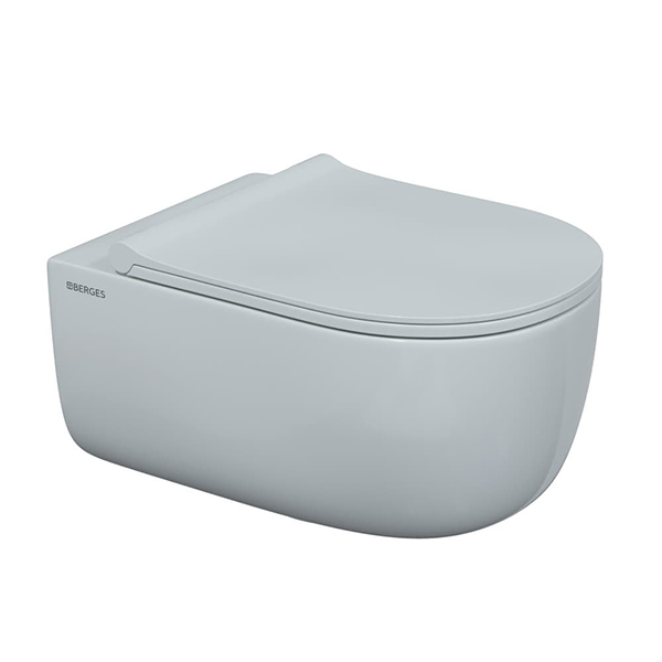 Унитаз-биде подвесной безободковый BERGES Ego XL 540х360х330 см 082138 Унитаз-биде подвесной безободковый BERGES Ego XL 540х360х330 см 082138
