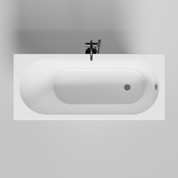 Ванна из литьевого мрамора SALINI Ornella 1700х700х600 мм S-Sense белый глянцевый 102313G Ванна из литьевого мрамора SALINI Ornella 1700х700х600 мм S-Sense белый глянцевый 102313G