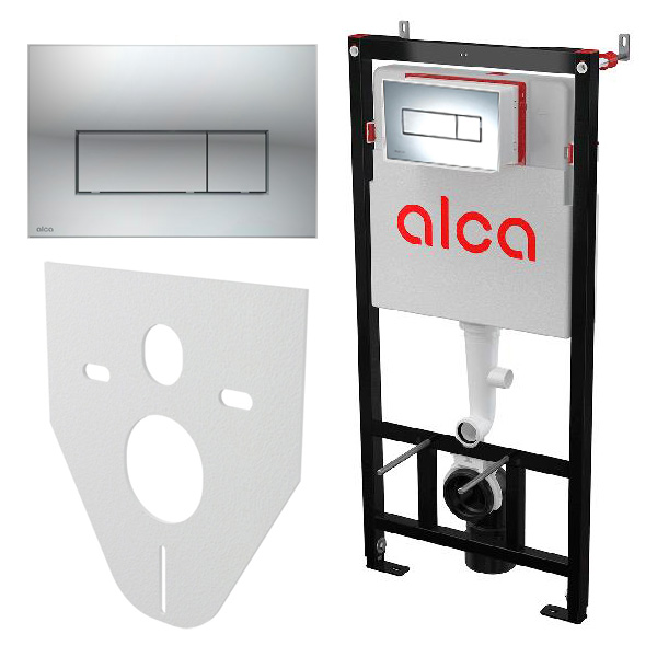 Инсталляция для унитаза ALCAPLAST Sadromodul с клавишей AM101/1120 M571 M91 Инсталляция для унитаза ALCAPLAST Sadromodul с клавишей AM101/1120 M571 M91
