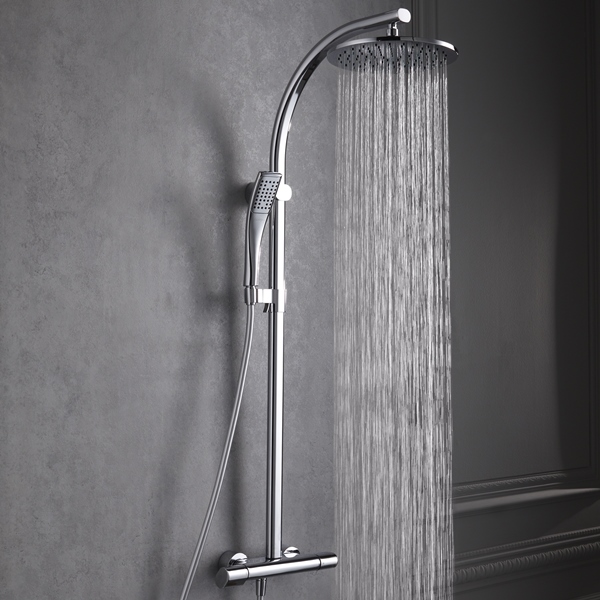 Душевая система с термостатическим смесителем JACOB DELAFON Talan 250 мм E11717RU-CP Душевая система с термостатическим смесителем JACOB DELAFON Talan 250 мм E11717RU-CP