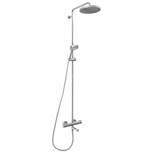 Душевая система с термостатическим смесителем JACOB DELAFON Atom 250 мм E26237-CP Душевая система с термостатическим смесителем JACOB DELAFON Atom 250 мм E26237-CP