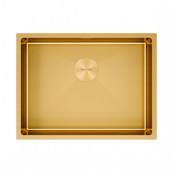 Мойка для кухни PAULMARK Next 58 UNI 440х580х200 мм золото брашированное PM215844-BG Мойка для кухни PAULMARK Next 58 UNI 440х580х200 мм золото брашированное PM215844-BG