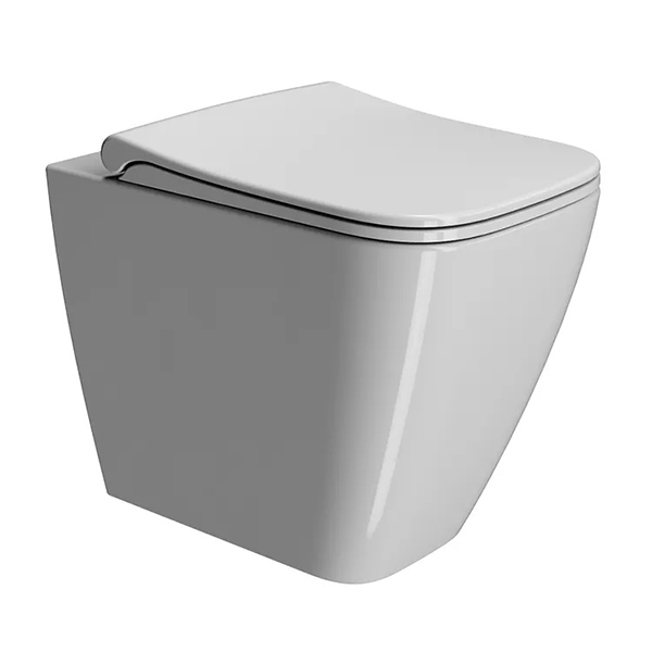 Унитаз приставной безободковый GSI Nubes 350х520х410 мм 961011 Унитаз приставной безободковый GSI Nubes 350х520х410 мм 961011