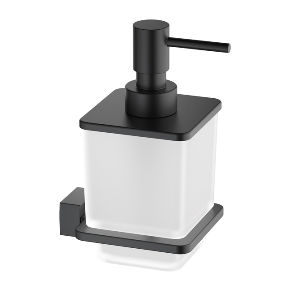 Дозатор для мыла TIMO Torne черный матовый 43139/03 Дозатор для мыла TIMO Torne черный матовый 43139/03