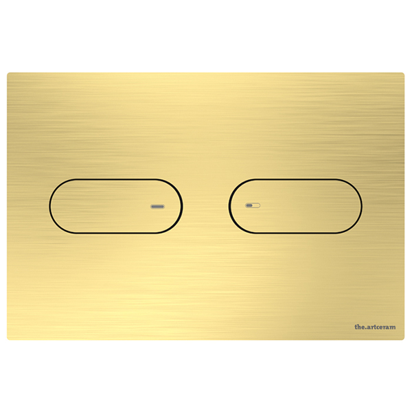 Клавиша для инсталляции ARTCERAM Inox золото брашированное 710.000.BG Клавиша для инсталляции ARTCERAM Inox золото брашированное 710.000.BG