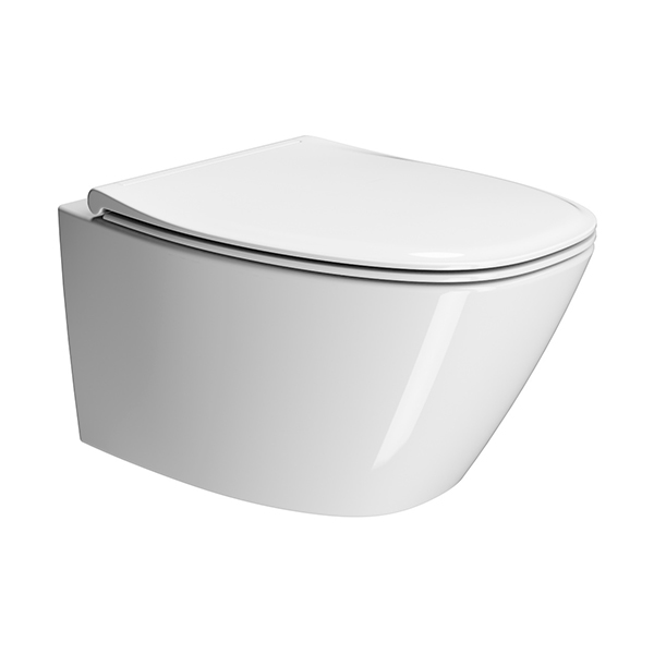Унитаз подвесной безободковый с креплением GSI Modo SoftClose Swirlflush 540х370х340 мм Унитаз подвесной безободковый с креплением GSI Modo SoftClose Swirlflush 540х370х340 мм