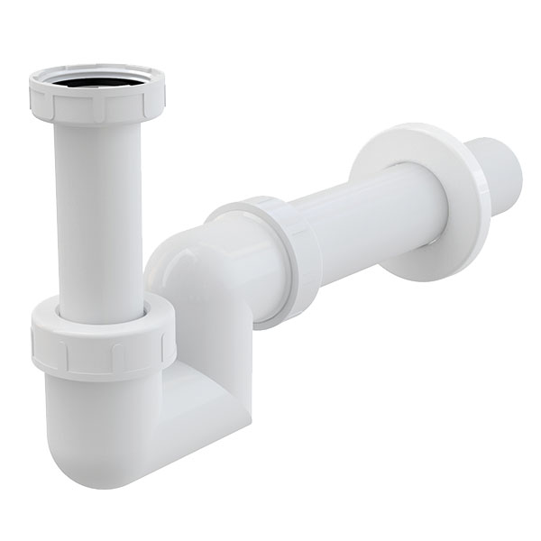 Сифон для биде/раковины ALCAPLAST белый A45F-DN40 Сифон для биде/раковины ALCAPLAST белый A45F-DN40