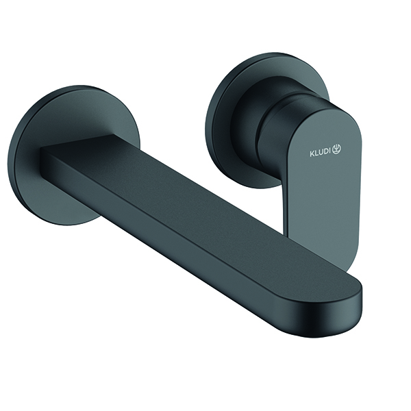 Смеситель для раковины встраиваемый KLUDI Louva 220 мм черный матовый 242453975 Смеситель для раковины встраиваемый KLUDI Louva 220 мм черный матовый 242453975