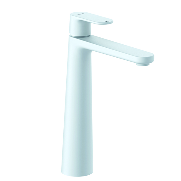 Смеситель для раковины высокий KLUDI Louva 235 мм белый матовый 242865375 Смеситель для раковины высокий KLUDI Louva 235 мм белый матовый 242865375