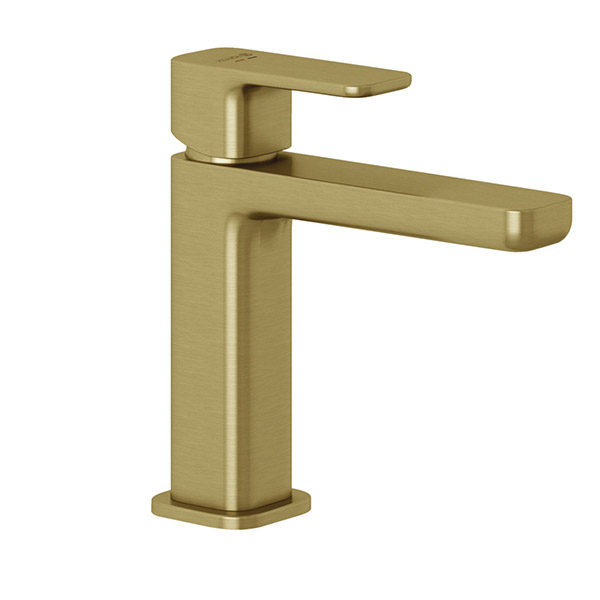 Смеситель для раковины KLUDI Renon 110 мм золото брашированное 42282N075 Смеситель для раковины KLUDI Renon 110 мм золото брашированное 42282N075