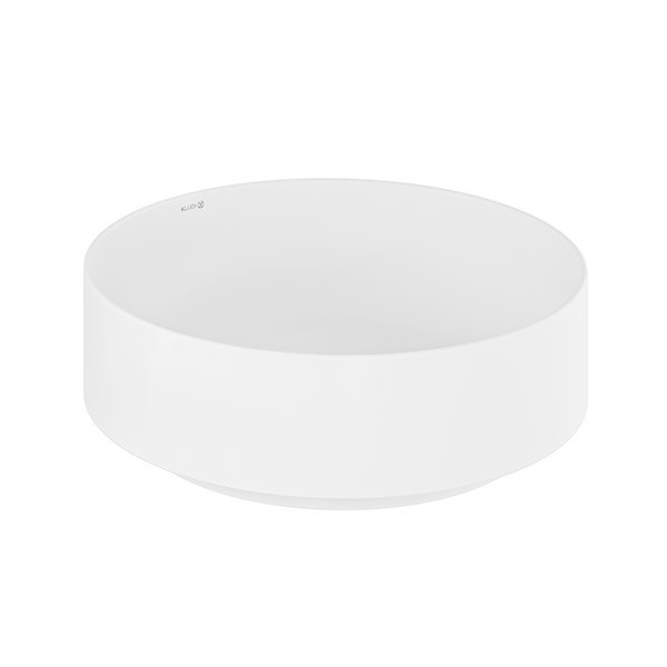 Раковина чаша керамическая KLUDI Resa R круглая 400x400 мм белый 58CW1043 Раковина чаша керамическая KLUDI Resa R круглая 400x400 мм белый 58CW1043