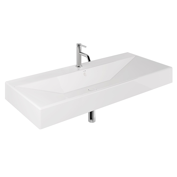 Раковина керамическая KLUDI Resa 1210x500 мм белый 59WW12143 Раковина керамическая KLUDI Resa 1210x500 мм белый 59WW12143