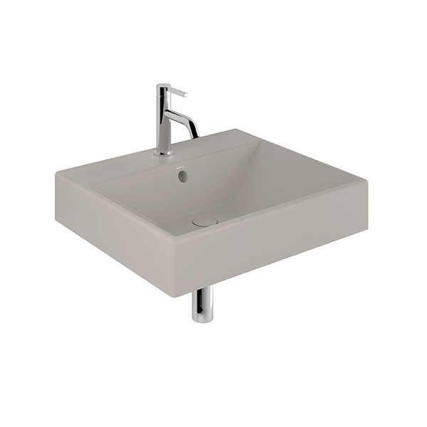 Раковина керамическая KLUDI Resa 610x500 мм светло-серый матовый 59WW61O2 Раковина керамическая KLUDI Resa 610x500 мм светло-серый матовый 59WW61O2