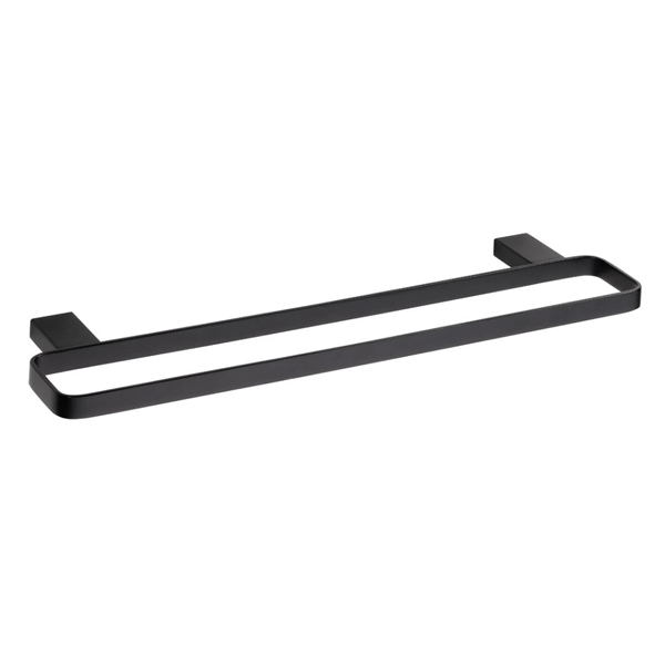 Полотенцедержатель двойной настенный BEMETA Nero 500 мм черный 135004080 Полотенцедержатель двойной настенный BEMETA Nero 500 мм черный 135004080