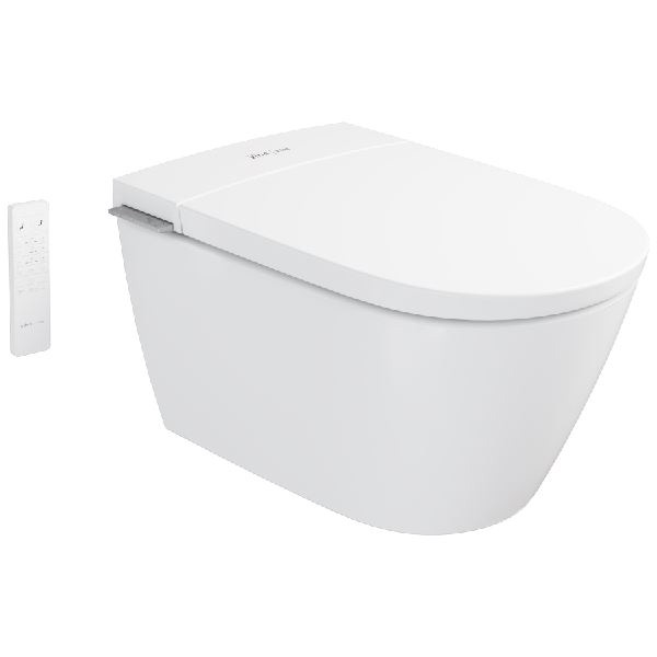Унитаз-биде подвесной интеллектуальный VITRA V-Care 3.0 Core 380х600х360 мм 7777B403-6388 Унитаз-биде подвесной интеллектуальный VITRA V-Care 3.0 Core 380х600х360 мм 7777B403-6388