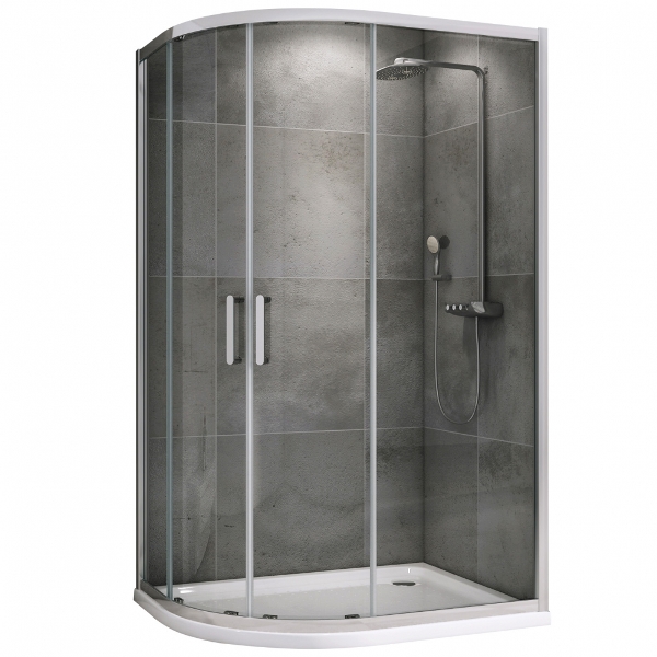 Душевой уголок ABBER Schwarzer Diamant 1100x900x1950 мм AG01119 Душевой уголок ABBER Schwarzer Diamant 1100x900x1950 мм AG01119
