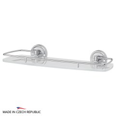 Полка с держателями FBS Ellea 40 cm 400x60x144 мм матовое стекло, хром