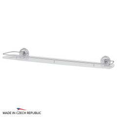 Полка с держателями FBS Ellea 70 cm 700 x 60 x 144 мм матовое стекло, хром