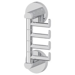 Крючок поворотный четверной ARTWELLE Harmonie 78x166x51 мм хром