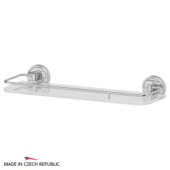 Полка с держателями FBS Luxia 40 cm 400x60x140 мм матовое стекло, хром