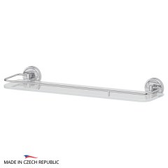 Полка с держателями FBS Luxia 50 cm 500x60x140 мм матовое стекло, хром
