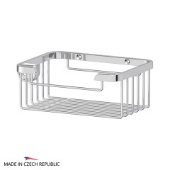 Полочка-решетка с крючком FBS Ryna 13 cm 152x52x100 мм хром