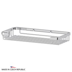 Полочка-решетка с крючком FBS Ryna 20 cm 222x29x100 мм хром